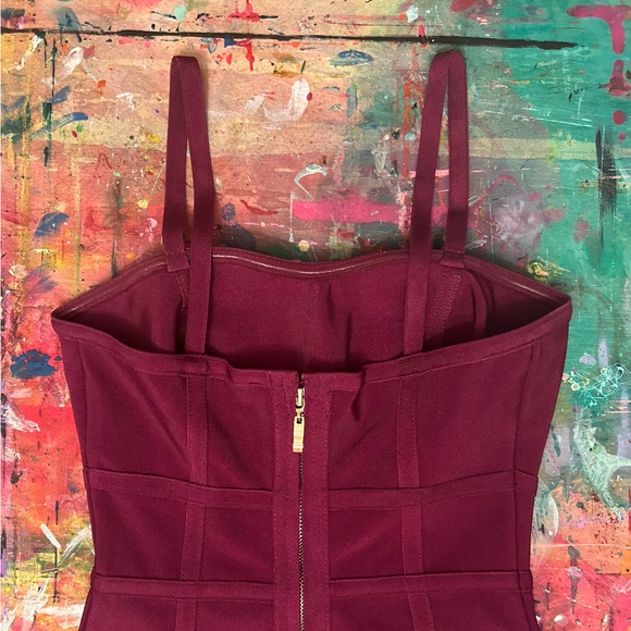 Lulus Bodycon Mini Dress - Berry - XS - Picture 5 of 12